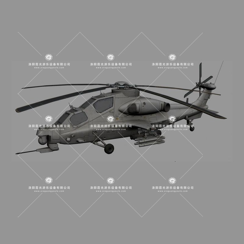 伊犁武装直升机3D模型